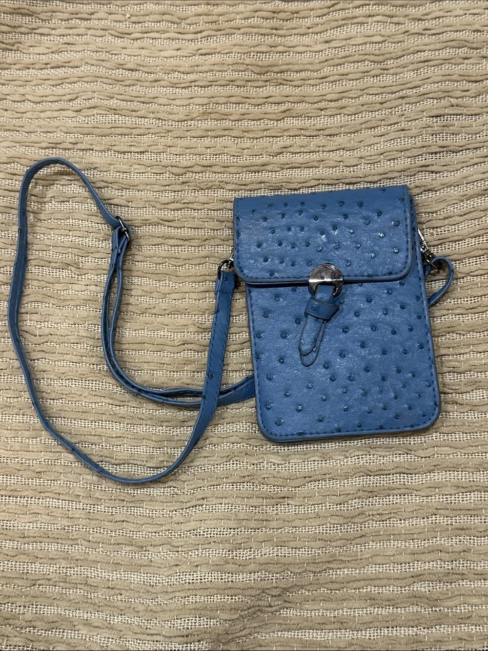 Blue Crossbody Phone Bag - Women Bags